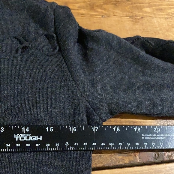 Hardy Amies Collection Gray Mock-neck Sweater Academia - Picture 10 of 11